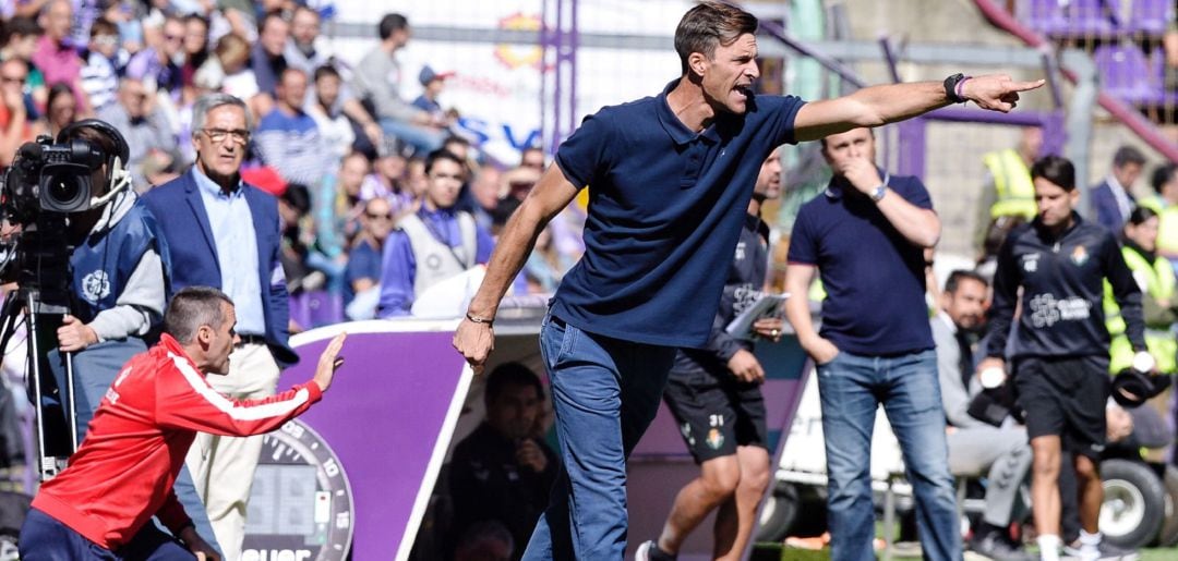 Leo Franco, durante el partido de esta pasada jornada ante el Valladolid