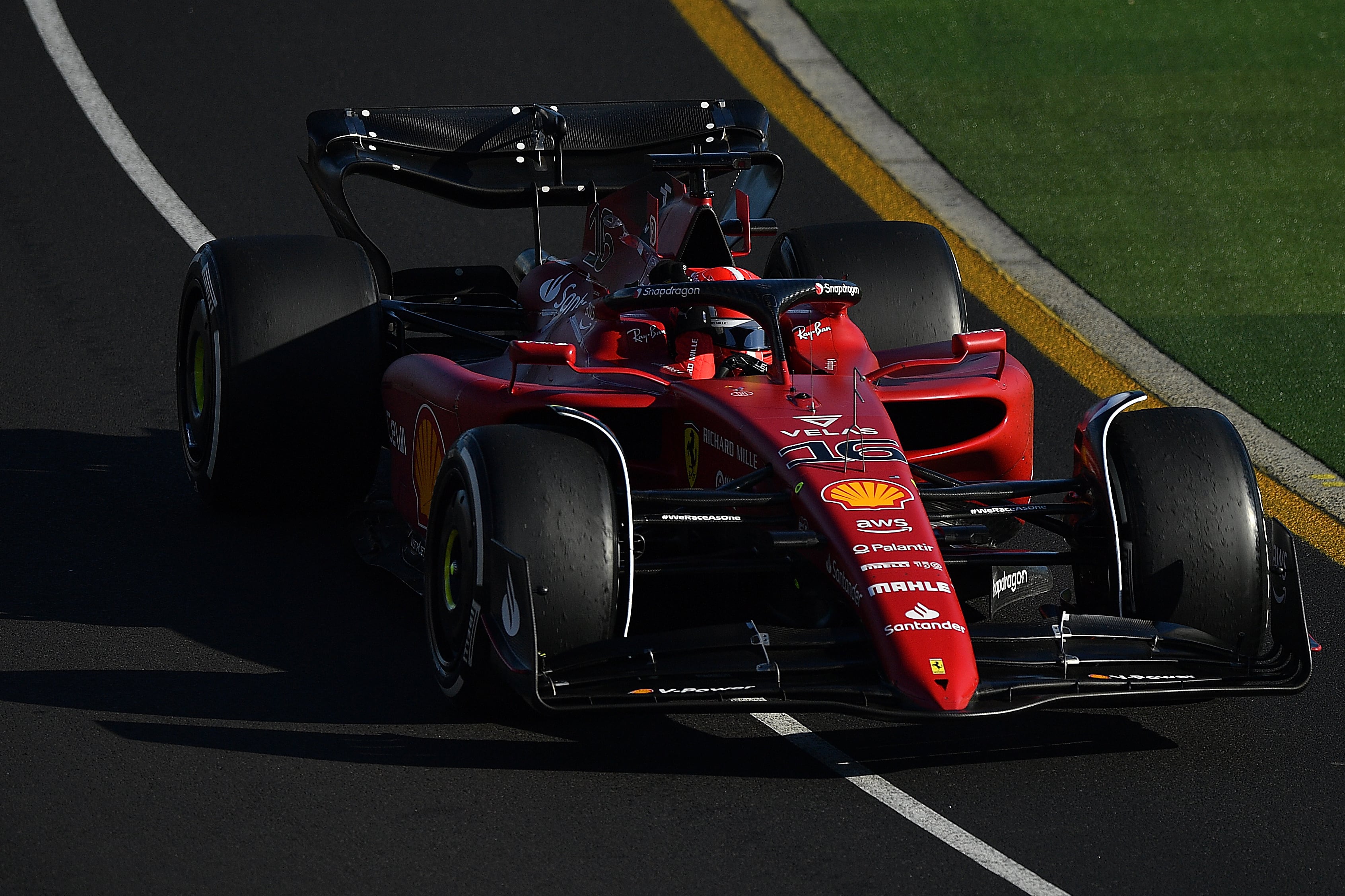 Charles Leclerc durante el GP de Australia de la Fórmula 1