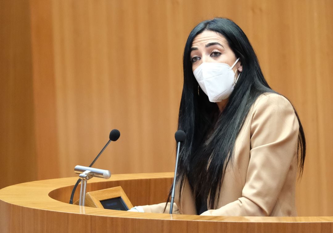 La procuradora Alba Priscila Bermejo de Cs en un pleno