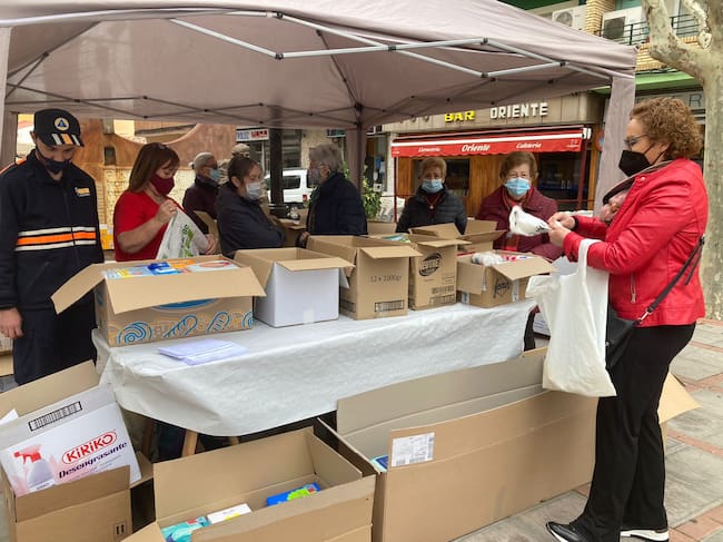Recogida a favor de Ucrania en Argamasilla de Calatrava