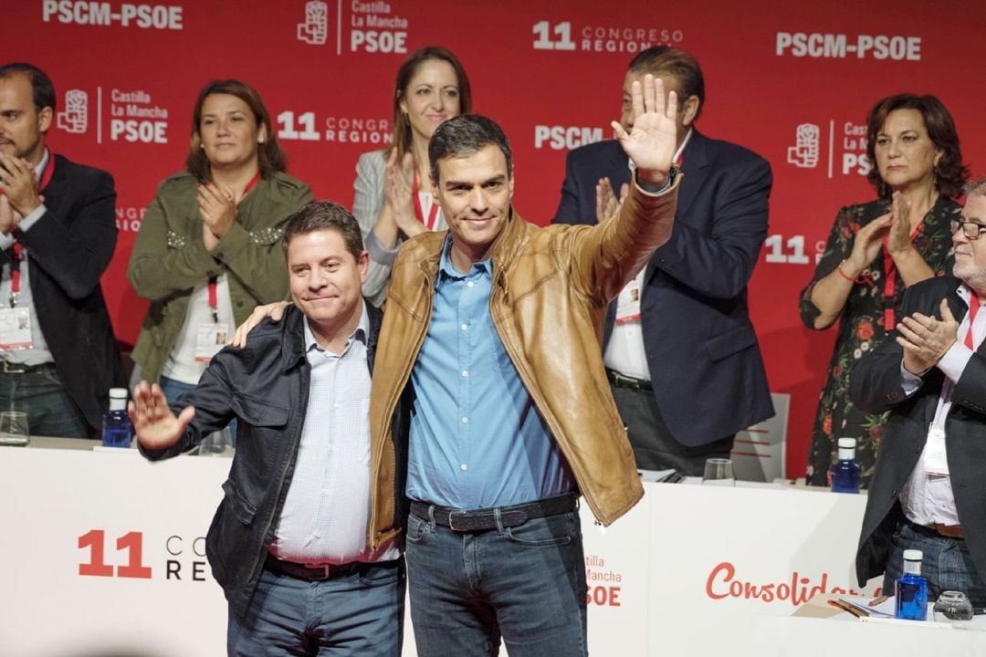 Emiliano García-Page y Pedro Sánchez en una imagen de archivo