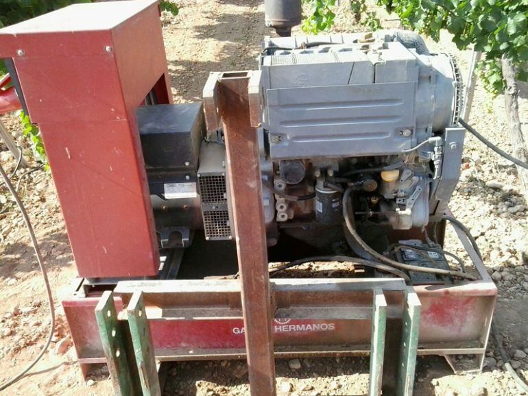 Los motores y la maquinaria agrícolas, entre los objetos robados en varias cortijadas