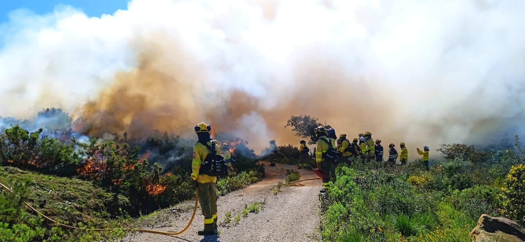 Los bomberos forestales hacen un llamamiento de prudencia a la ciudadanía