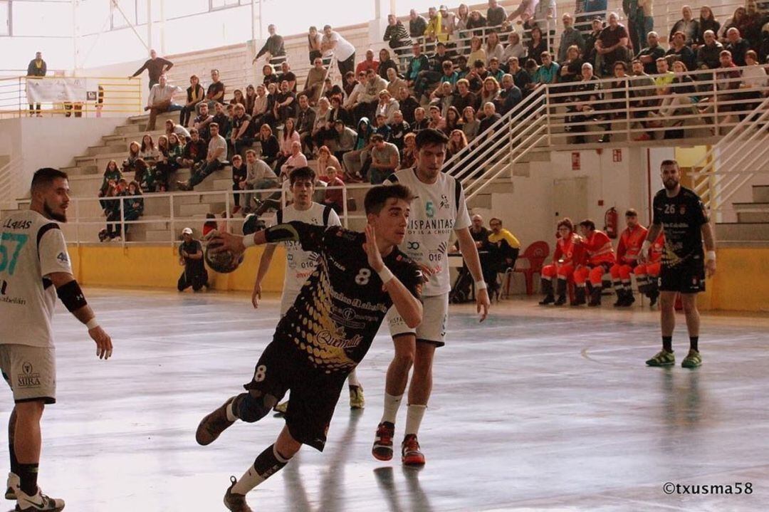 Jorge Maestre ha exhibido en Elda, su potencial goleador