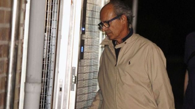 Edmundo Rodríguez, durante su detención por el caso Lezo