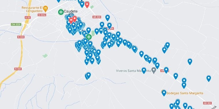 Mapa de contenedores inteligentes