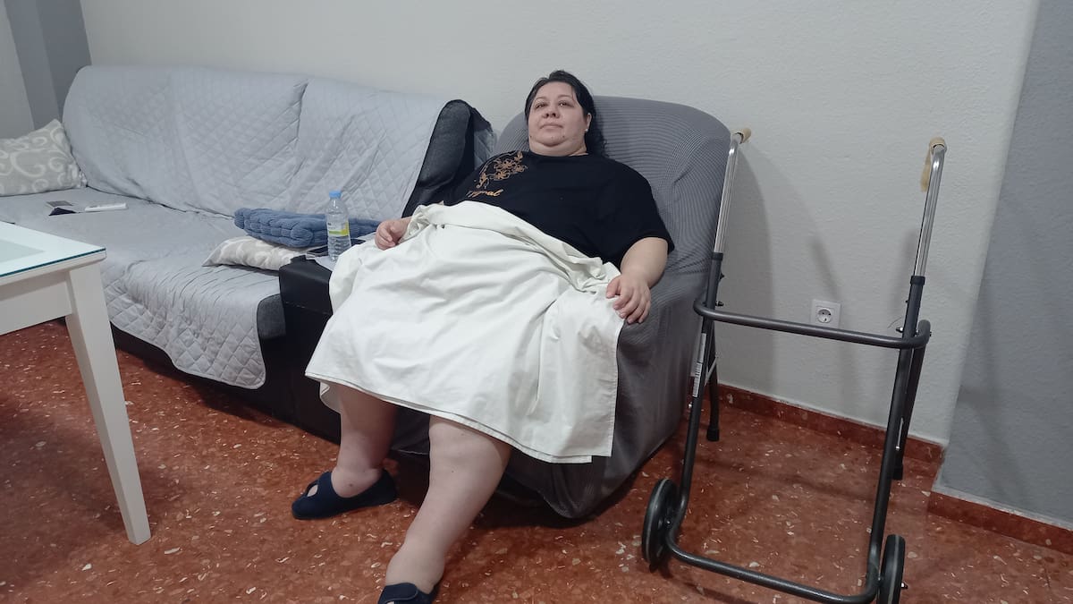 Consuelo Moreno, de Jaén, pide ayuda para poder salir a la calle tras años en su casa por una enfermedad (08/09/2023)