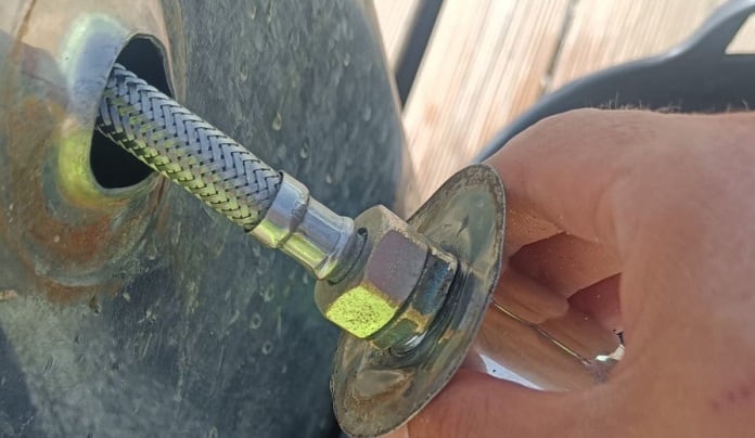 Imagen de los destrozos