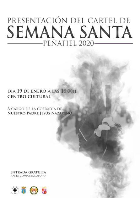 Cartel de la Junta de Cofradías para la presentación de la imagen de la próxima Semana Santa.