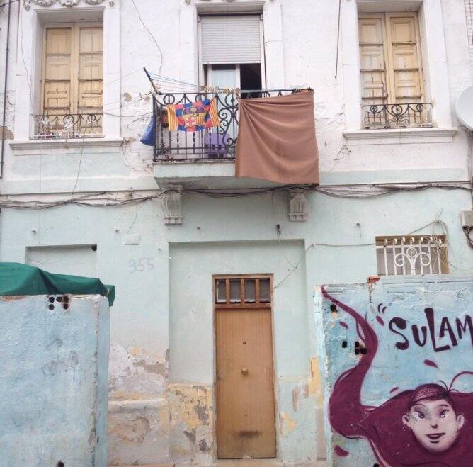 La casa del carrer Bolívia, al districte de Sant Martí de Barcelona, on es va produir l'homicidi