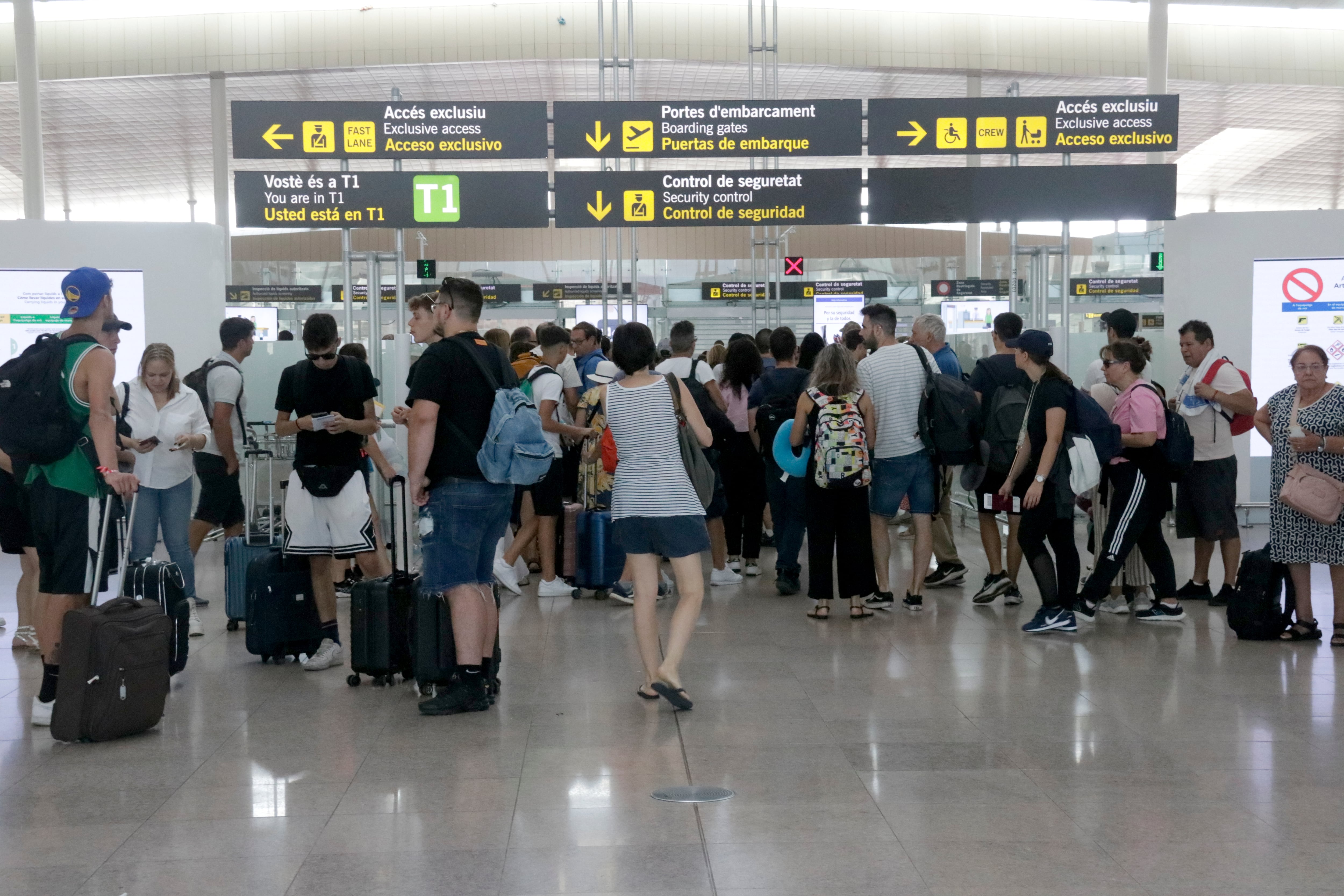 Aeropuerto del Prat, en Barcelona