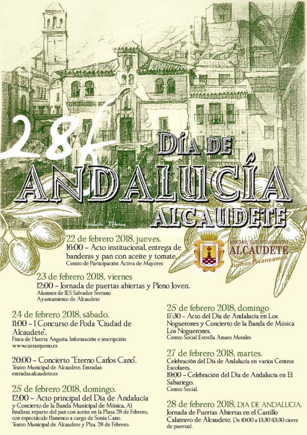 Actos día de Andalucía en Alcaudete