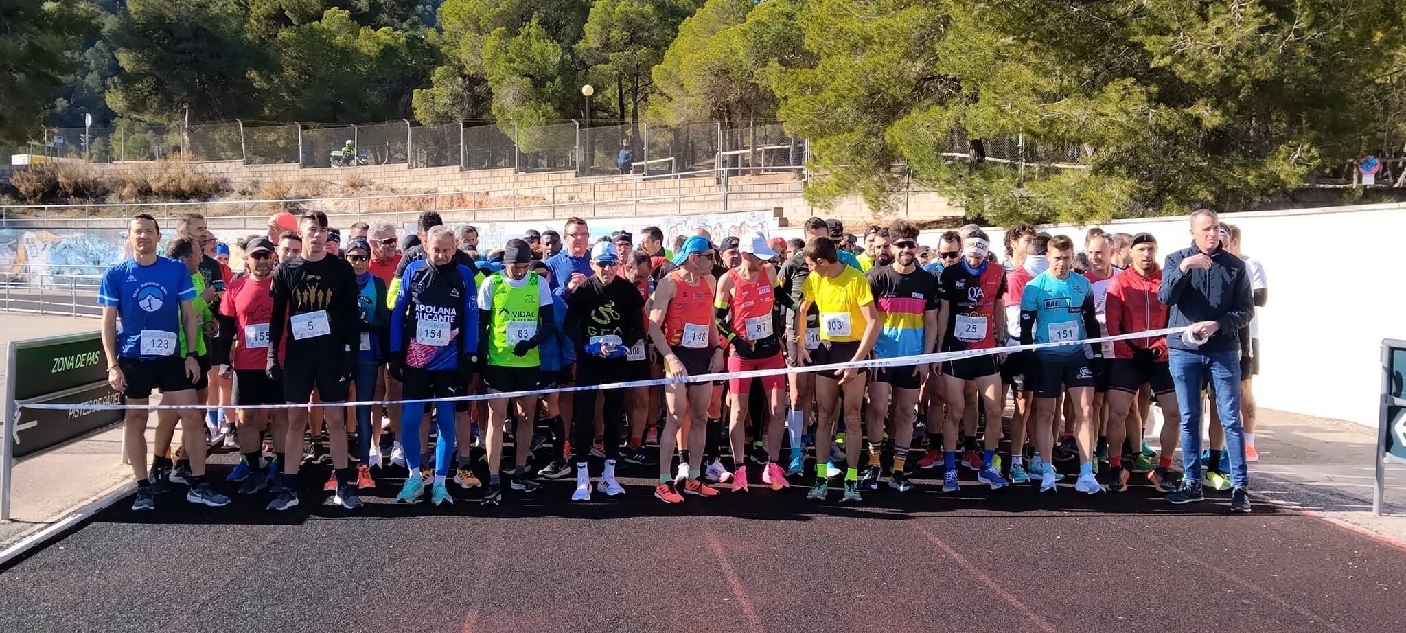 Salida de las 45 edición de la Pujada a la Font Roja de Alcoy