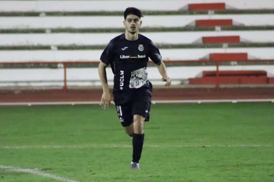 Marco Recuenco, autor del golazo ante el CD Tarancón