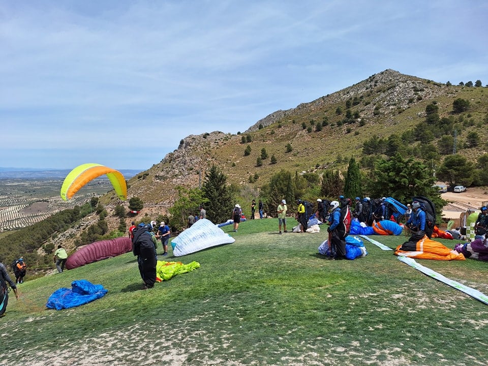 Campeonato de parapente en Pegalajar.