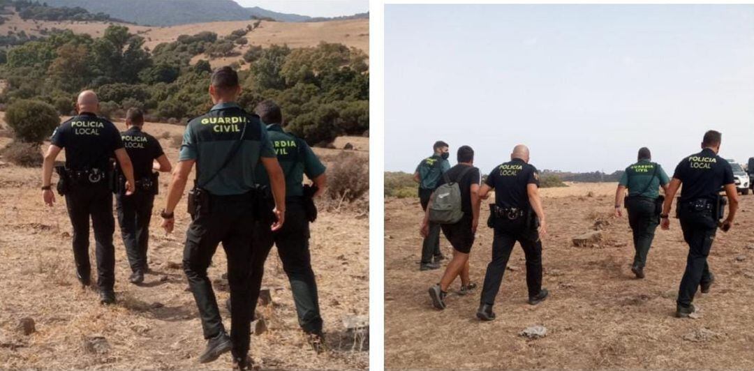 Un momento del rescate.