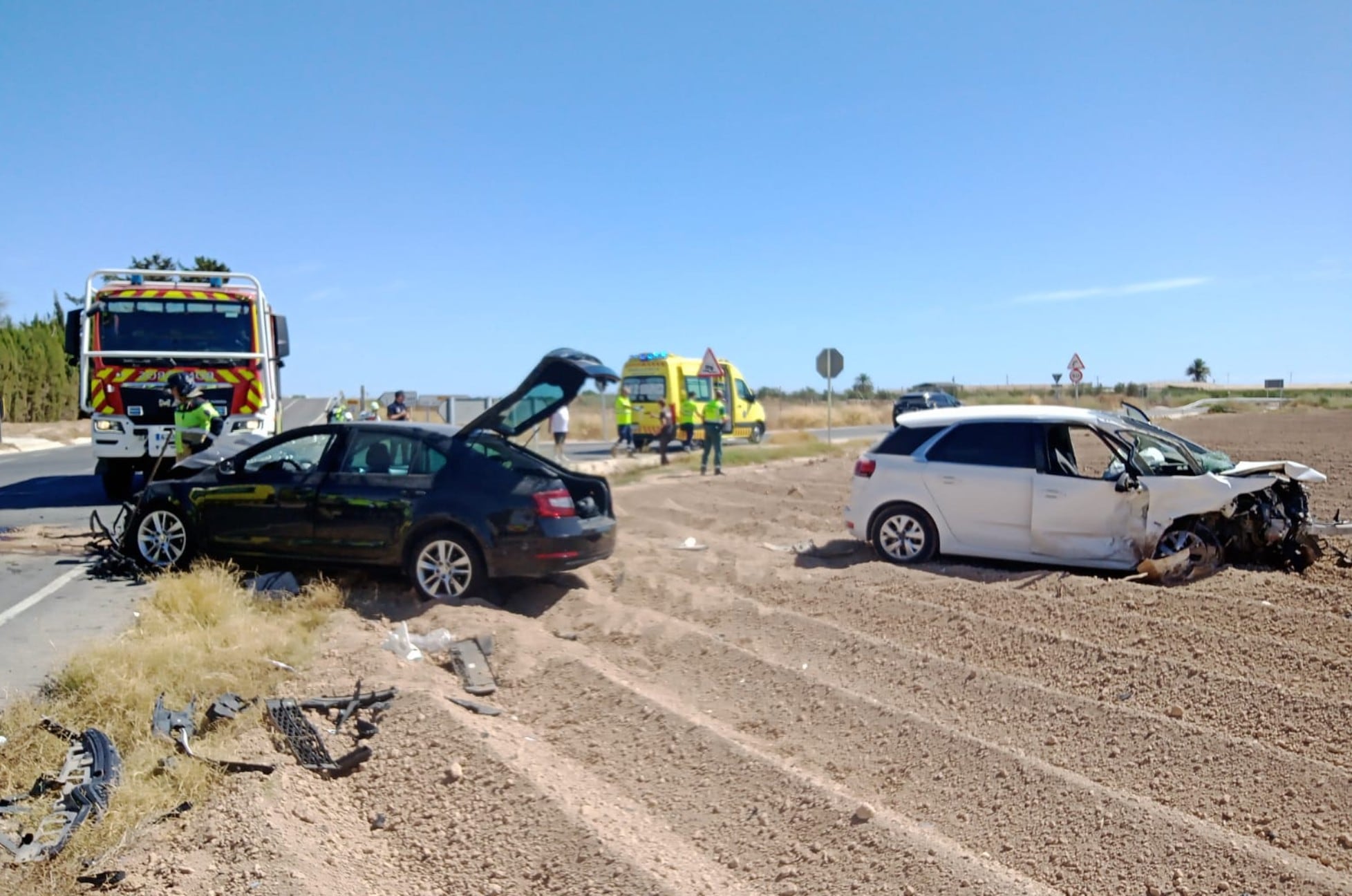 Accidente de tráfico en Torre Pacheco