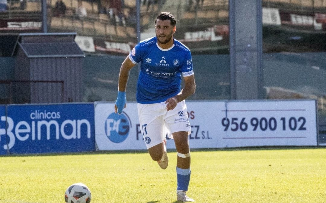 Alberto Durán durante su primera etapa en el Xerez DFC