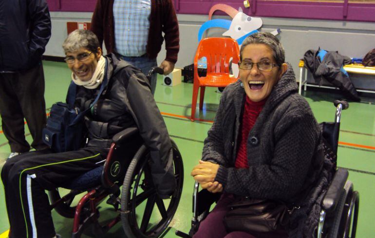 Usuarios de la residencia ASPAYM de grandes dependientes de Granada