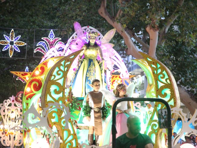 Falla Oeste, cuarto premio de carrozas 2023.