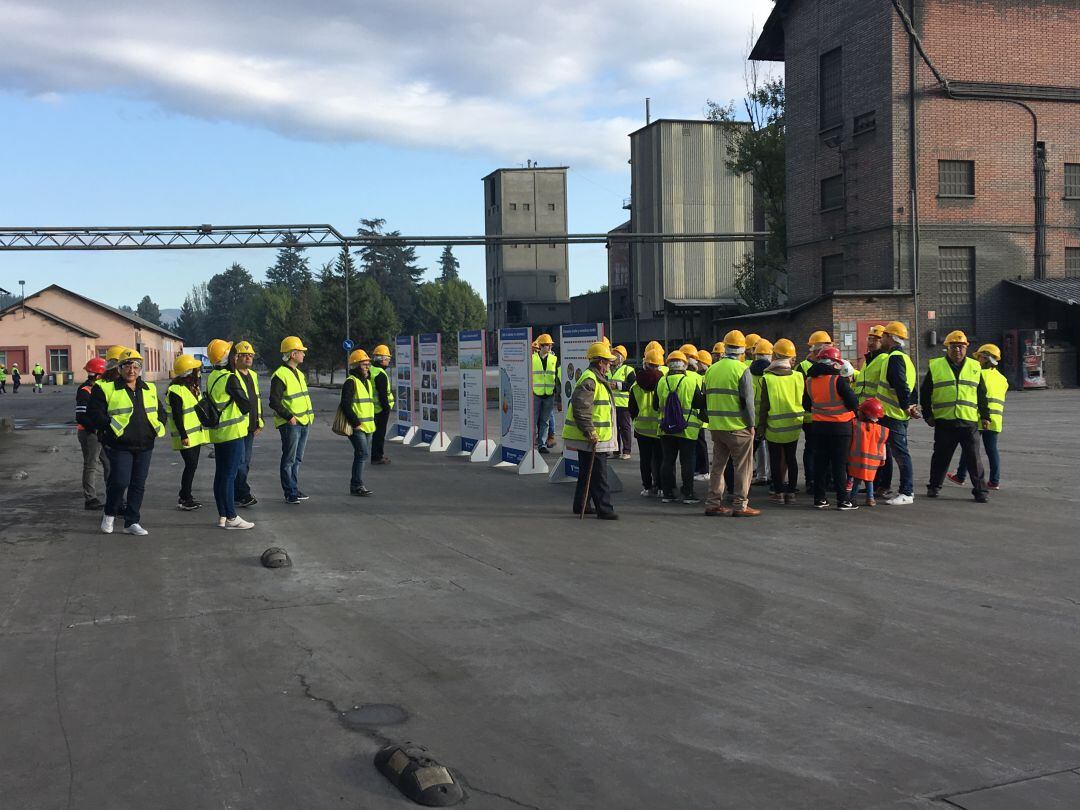 Parte de la visita a las instalaciones de Toral de los Vados