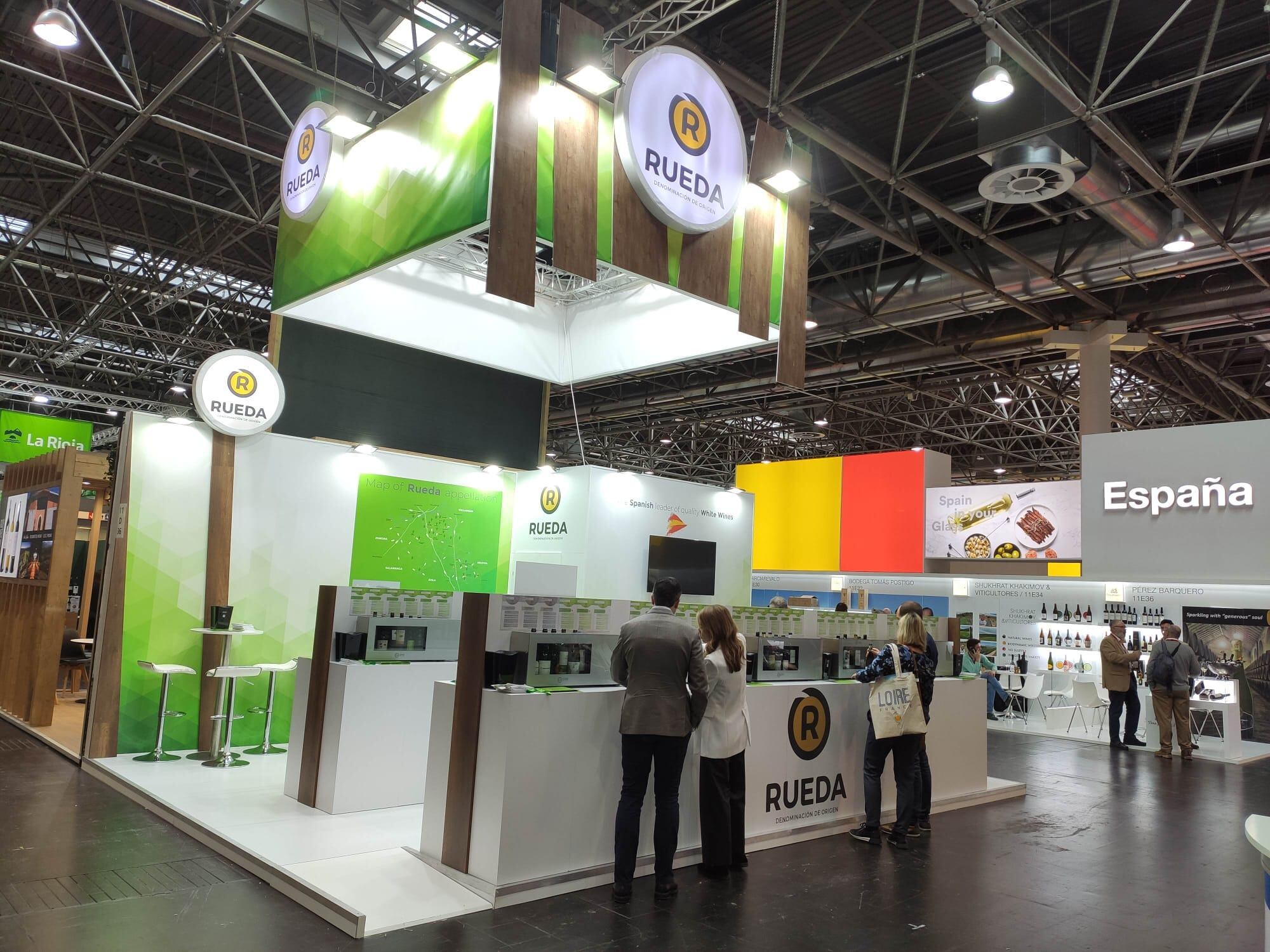 Stand de la D.O. Rueda en la feria  ProWein