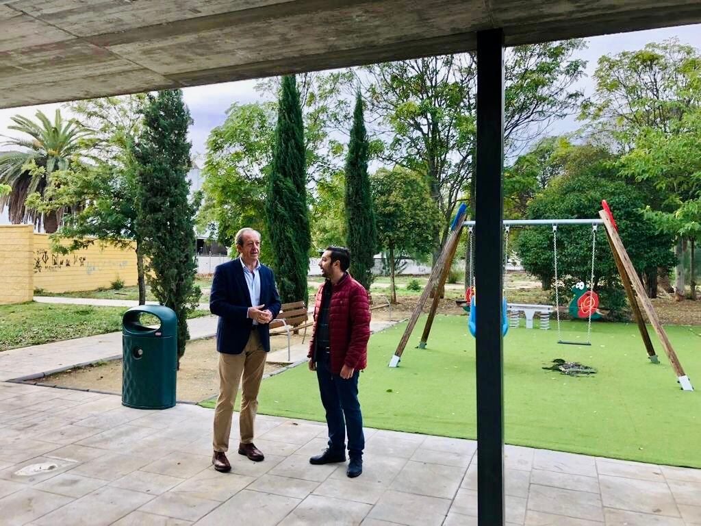 El alcalde y el concejal de Medio Ambiente valoran sobre el terreno mejoras para el Parque Del Val de Andújar