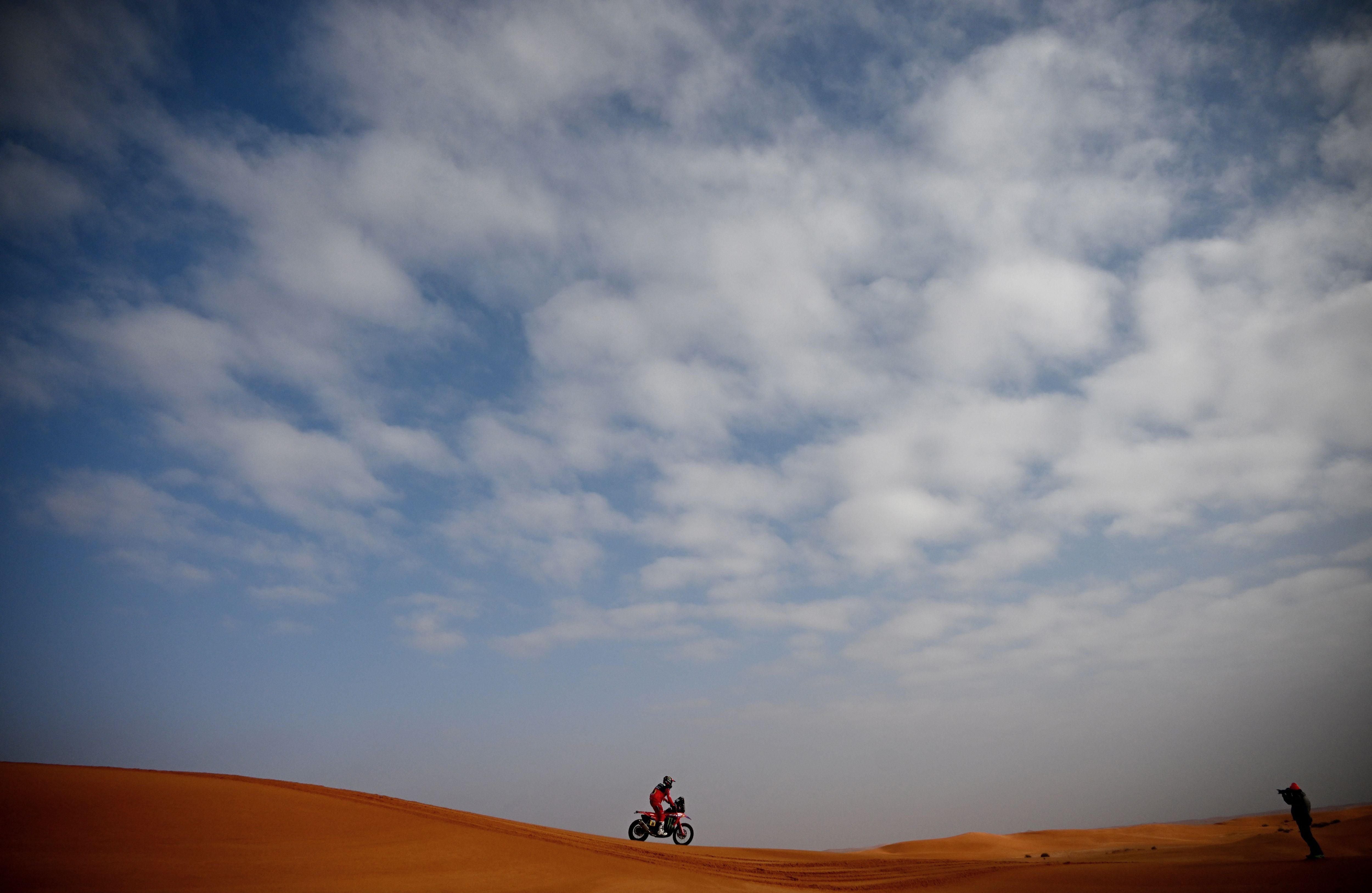 Joan Barreda, en la segunda etapa del Dakar