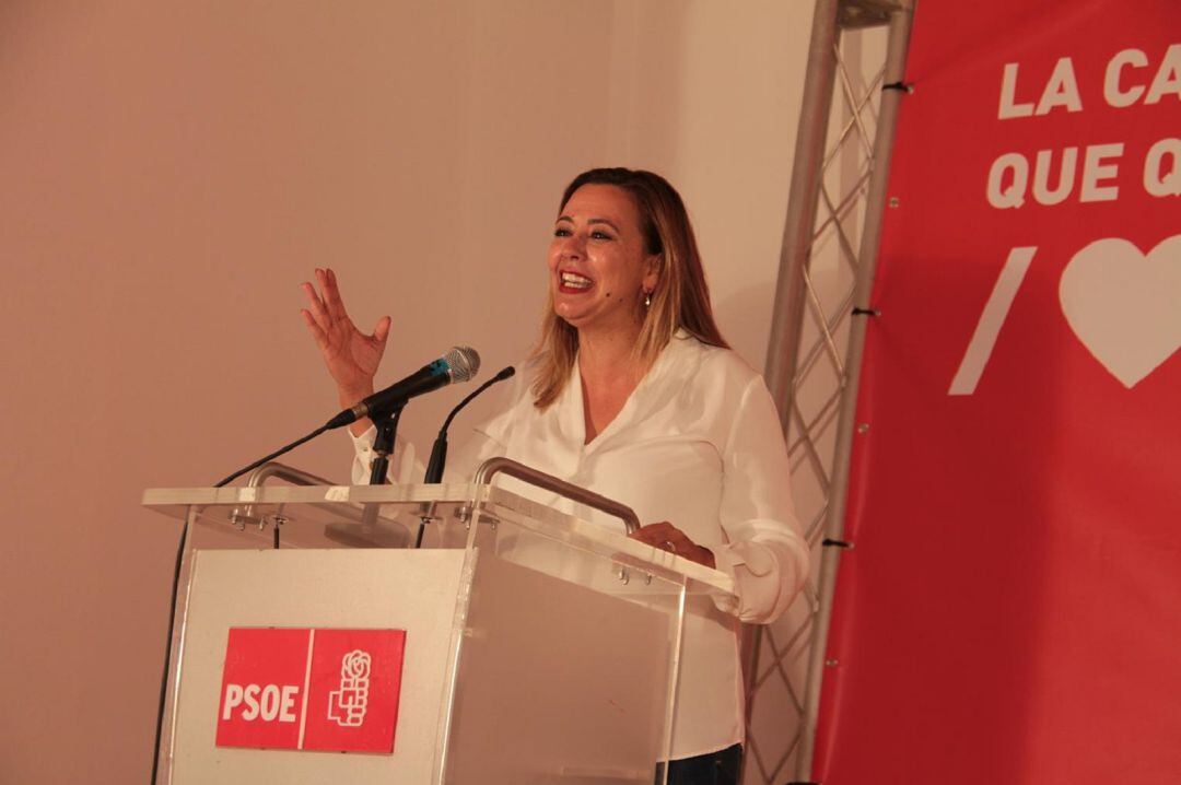 María Dolores Corujo, presidenta del Cabildo de Lanzarote y parlamentaria lanzaroteña por el PSOE.