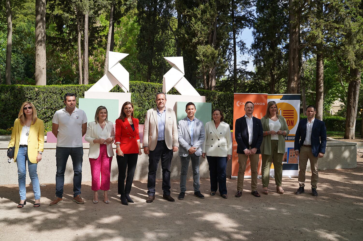 Miembros de la provincia de Huesca de Ciudadanos Tú Aragón