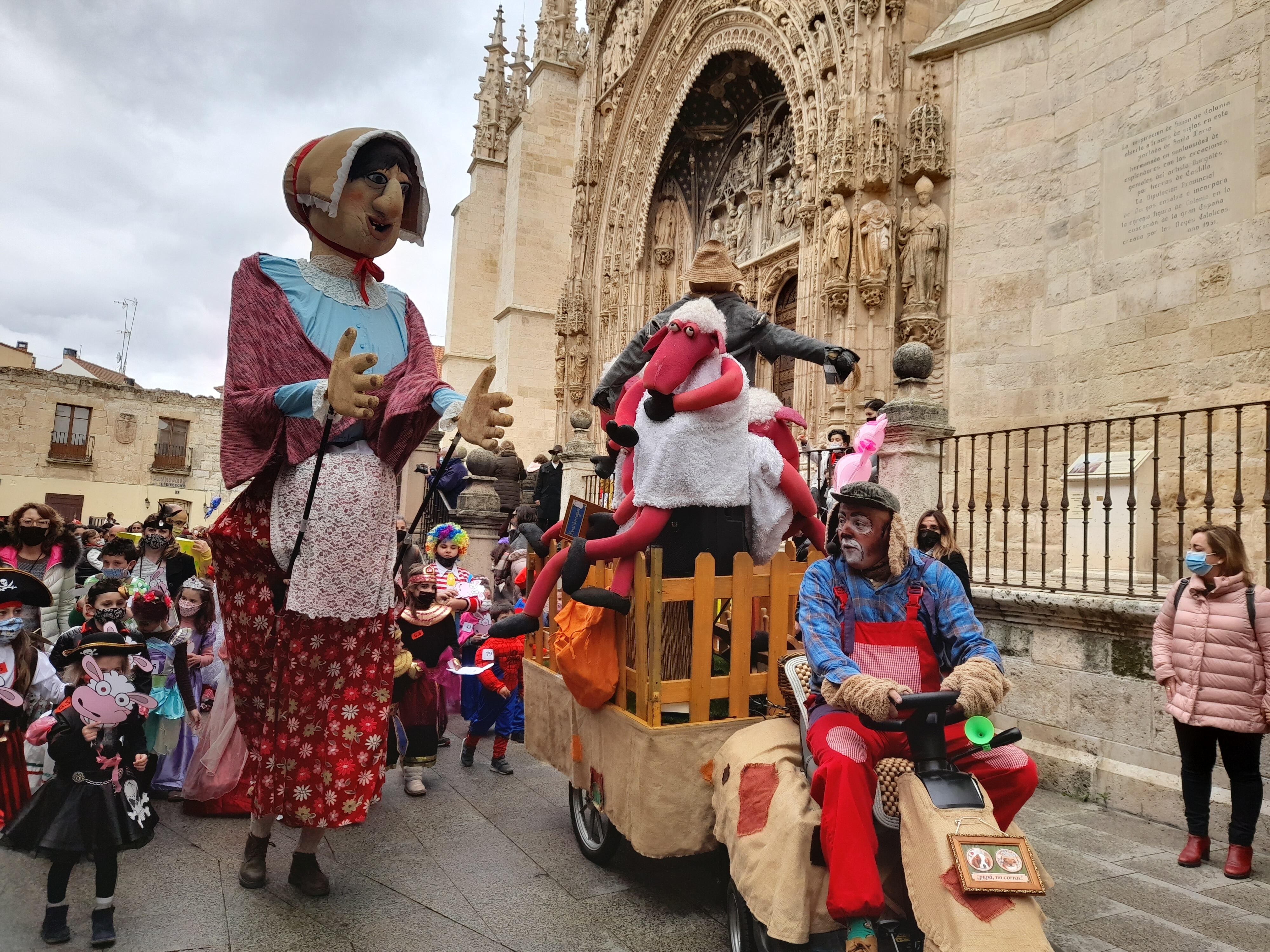 Fiesta infantil en el carnaval de Aranda 2022