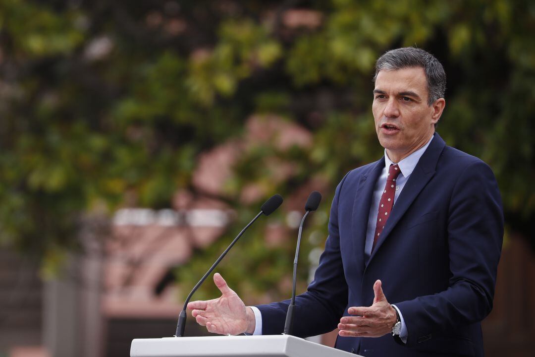 El presidente del Gobierno Pedro Sánchez en su visita a Argentina