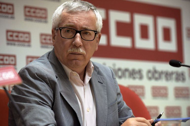 TOLEDO. El secretario general de CCOO, Ignacio Fernández Toxo, durante la reunión del Comité regional.