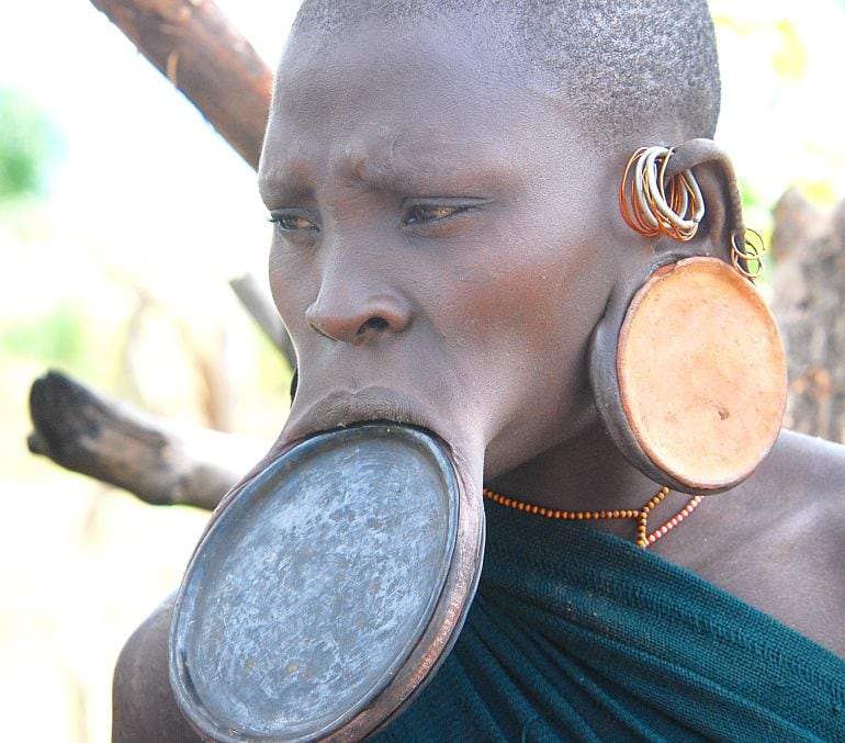 Hombre Wodaabe, en Níger.