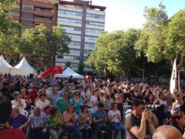 Ambiente en el paruqe del Salón