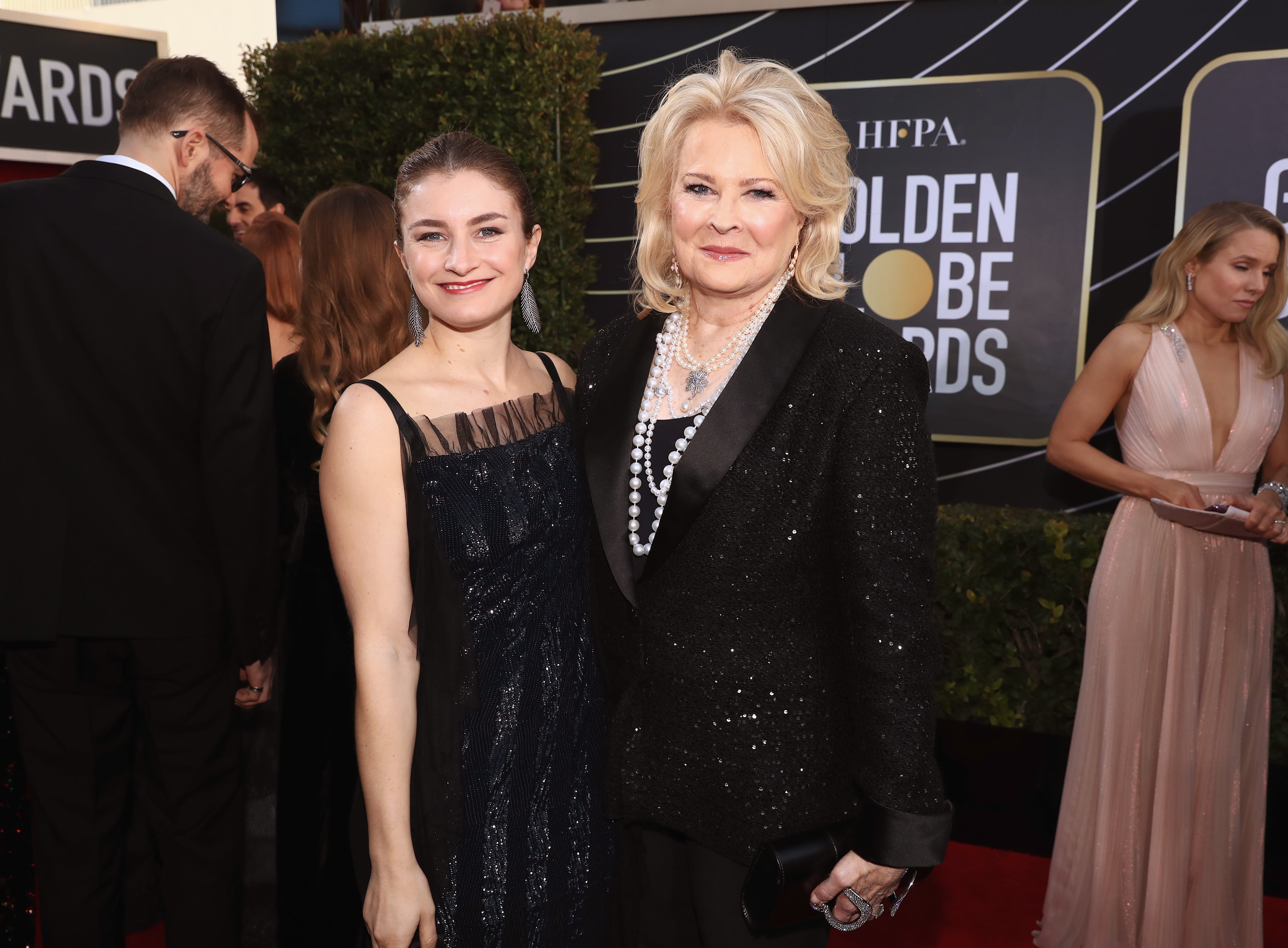 Chloe Malle y Candice Bergen en los Globos de Oro de 2019