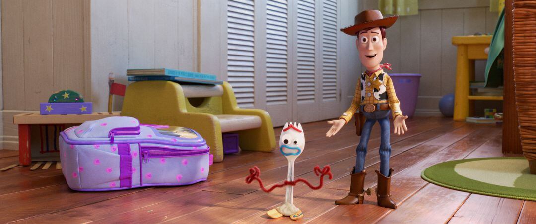 Una imatge de la pel·lícula &#039;Toy Story 4&#039; amb els seus protagonistes (horitzontal).