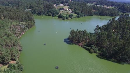 Embalse de A Baxe a vista de Dron. JDrone