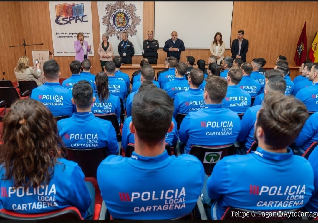 Alumnos policía local de Cartagena