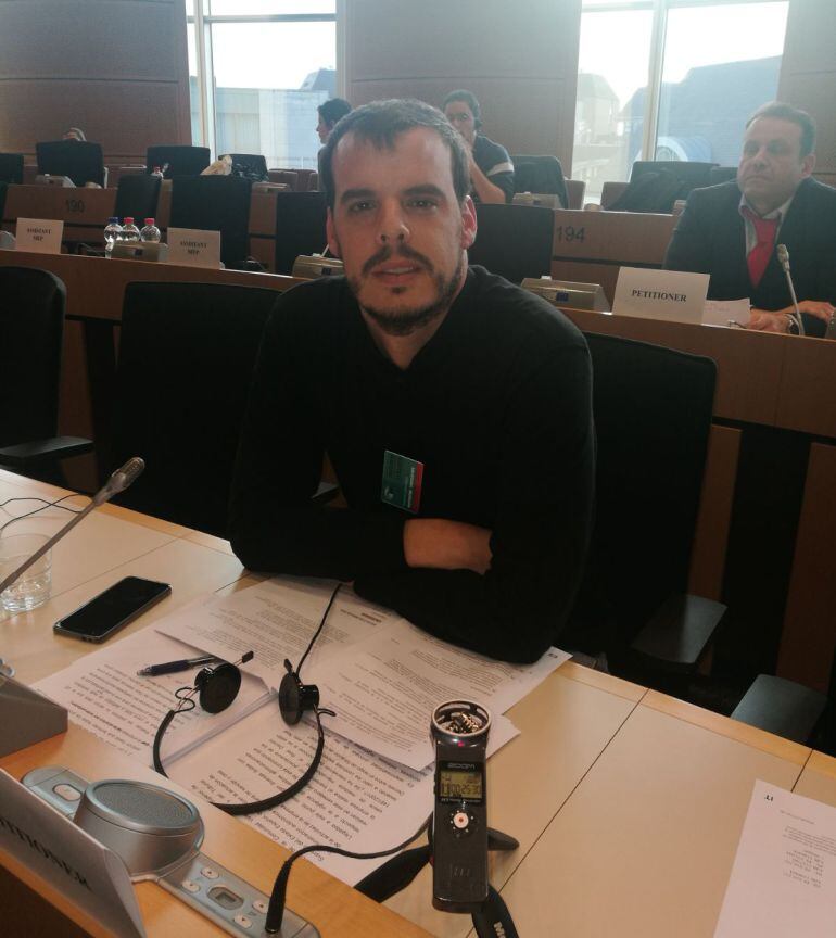 Iñaki Pérez en la Comisión de Peticiones