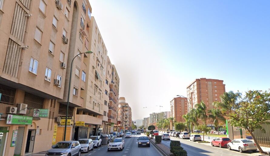 Avenida Velázquez, en el distrito Carretera de Cádiz de Málaga (Google maps)