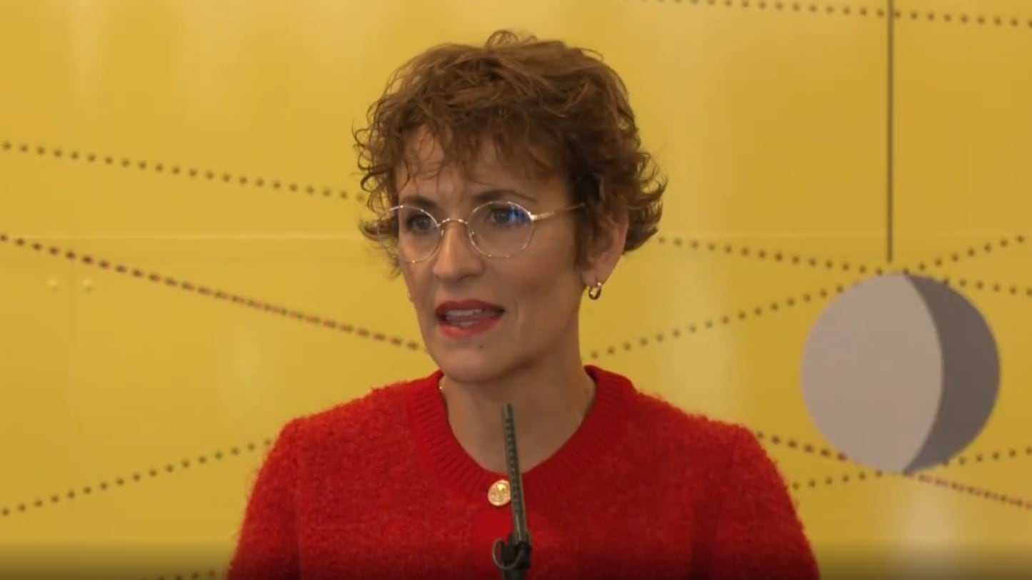 La Secretaria General del Partido Socialista en Navarra, María Chivite