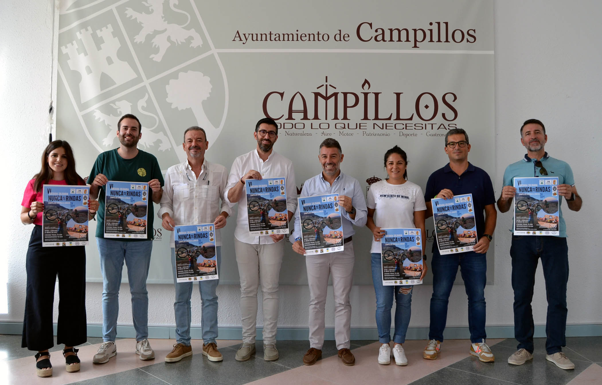 La Diputación de Málaga impulsa la prueba solidaria 'Nunca te rindas' de Campillos
