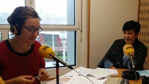 Isabel Sierra, vicepresidenta de la Asociación Española Contra el Cáncer, en los estudios de SER GIJÓN
