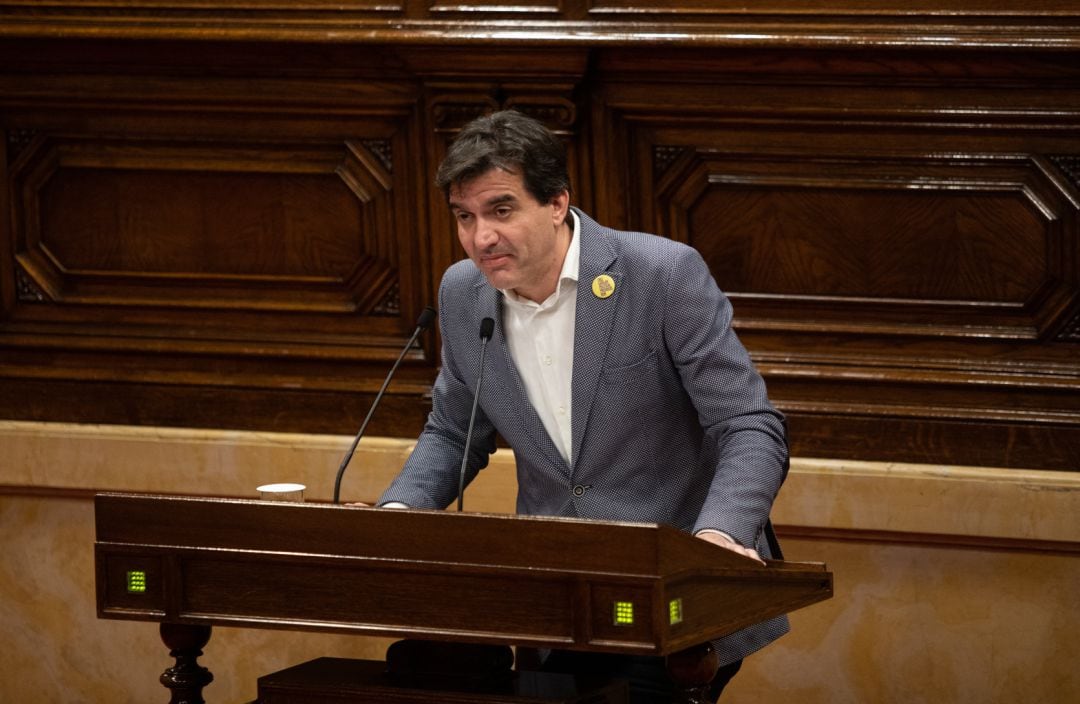 El presidente de ERC en el Parlament, Sergi Sabrià