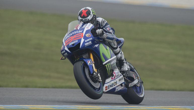 Jorge Lorenzo dominando la prueba en Le Mans