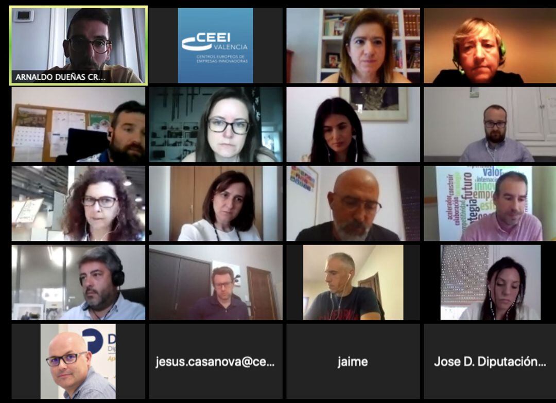 Representantes de entidades de la comarca durante la primera sesión del programa de identificación de necesidades territoriales y empresariales.