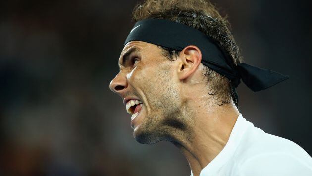 Nadal grita de rabia en Australia