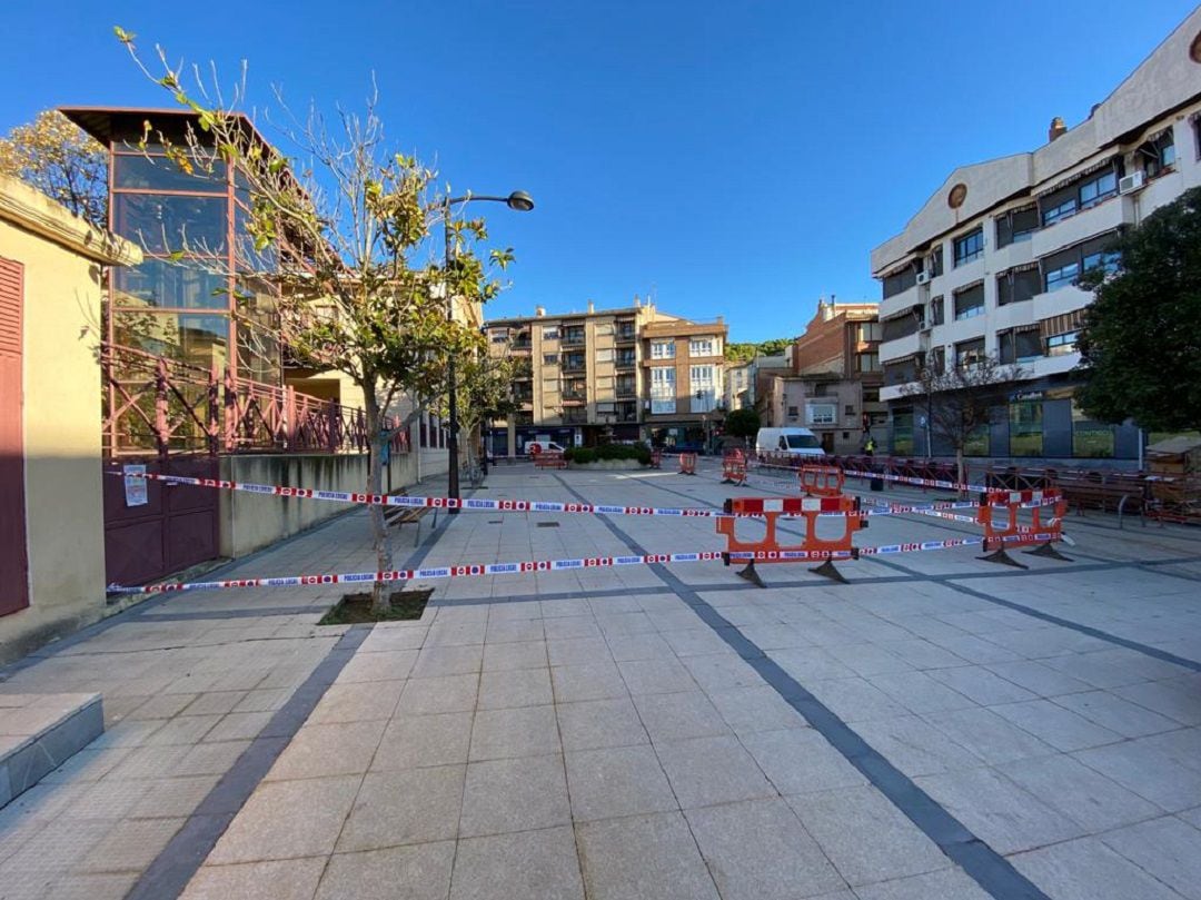 Imagen del espacio seguro habilitado junto a la residencia San Miguel de Peralta