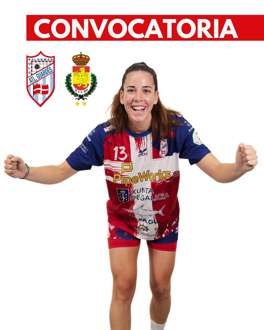 María Palomo convocada con la Selección española de balonmano